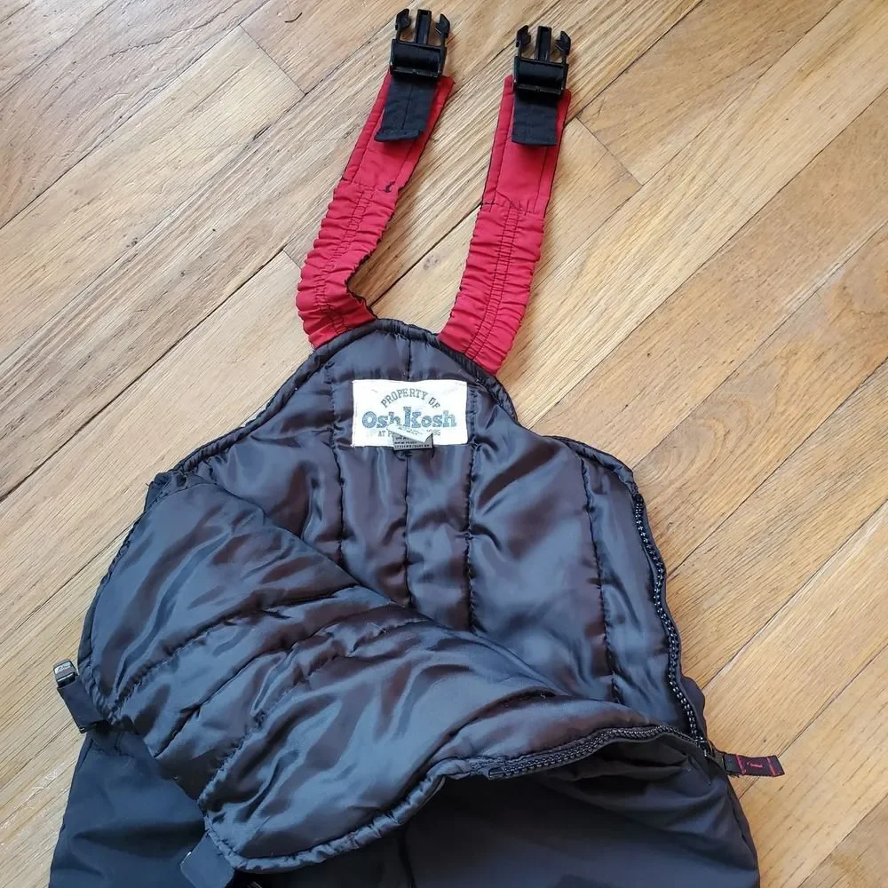 Oshkosh B'gosh winter snow bib‎ pants overalls size 6/9 months